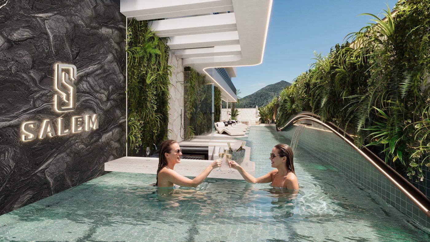 Salem, Piscina com assinatura