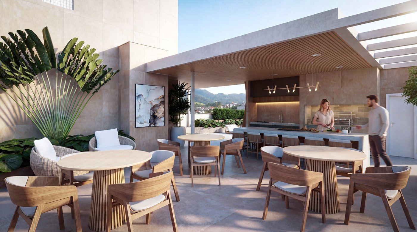 Oslo, Rooftop · espaço gourmet